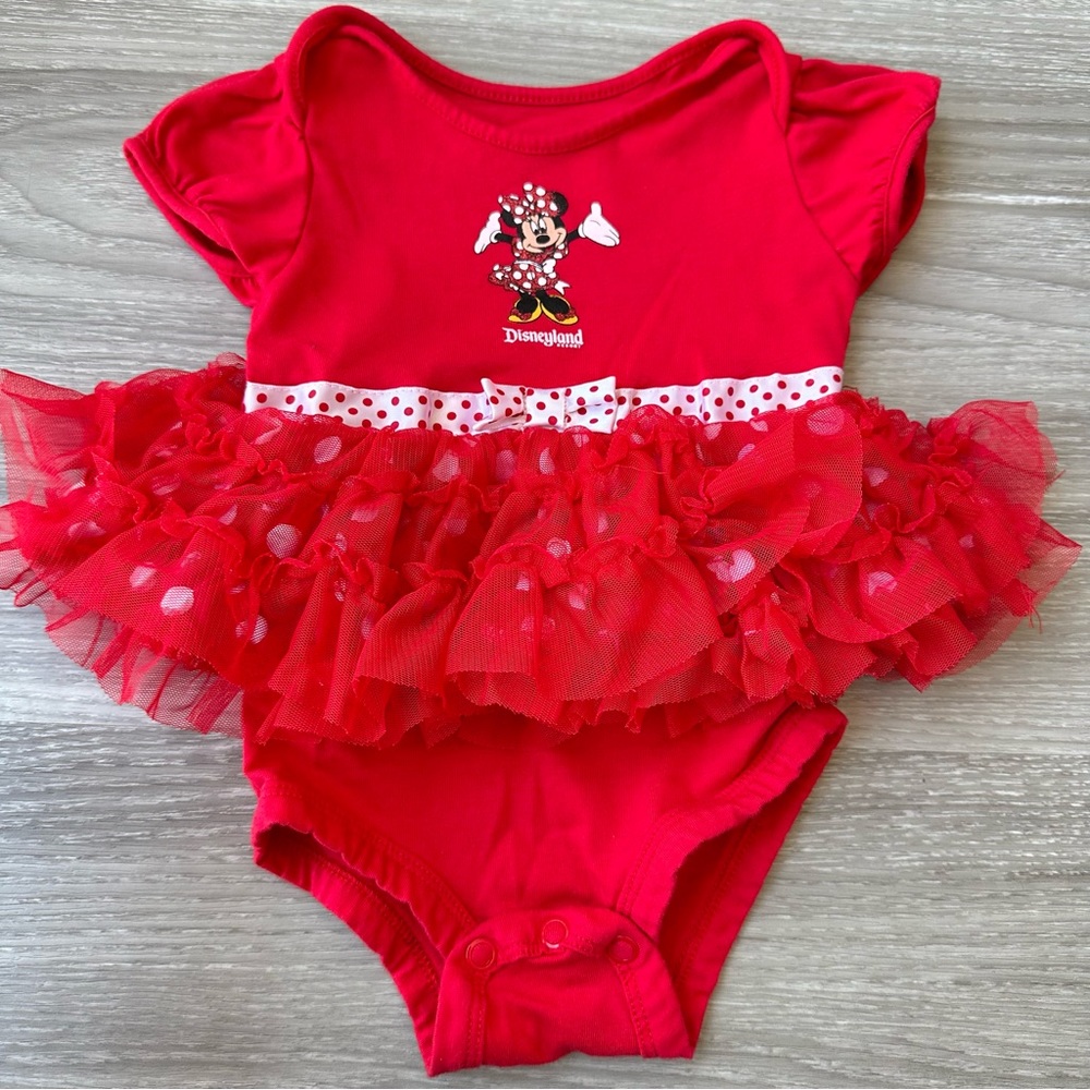 Disney Parks Disneyland Minnie Mouse baby girl onesie 3 months
